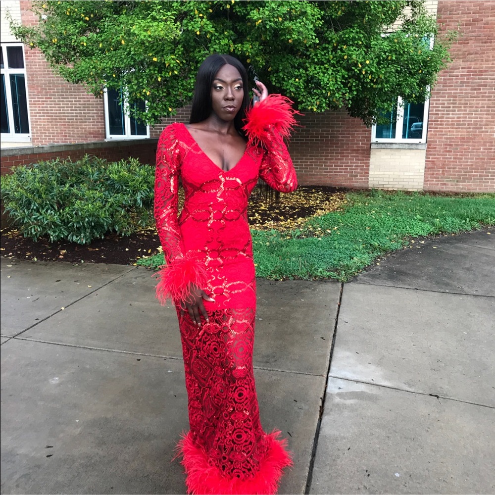 Custom made prom dress